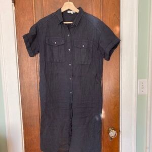 Alex Mill linen shirt dress